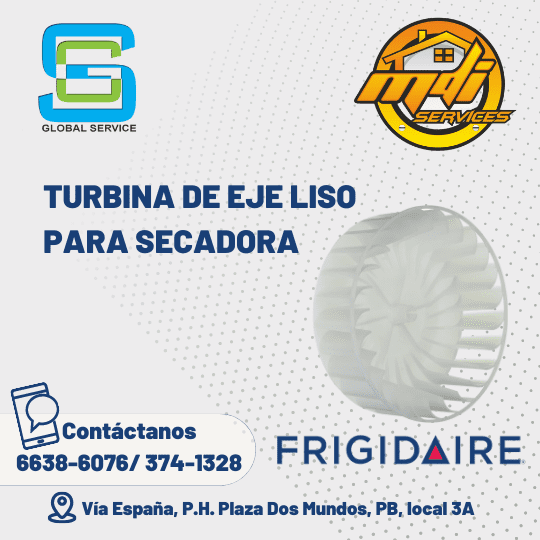 TURBINA BLOWER SECADORA FRIGIDAIRE 131476300